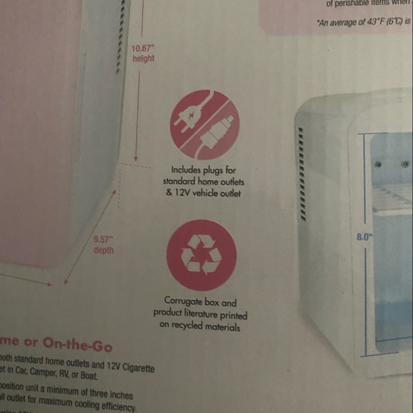 Brand New Mini Refrigerator and/or Warmer with a flip of a button!! - Picture 9 of 17